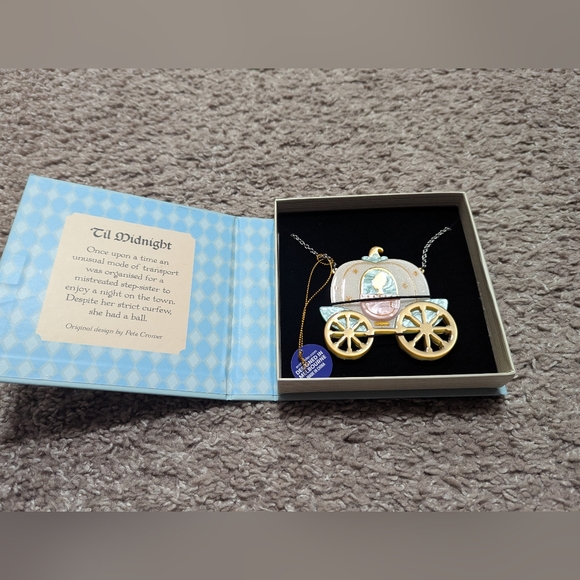 Erstwilder In Box Til Midnight Cinderella Disney Enamel Necklace - Picture 6 of 6